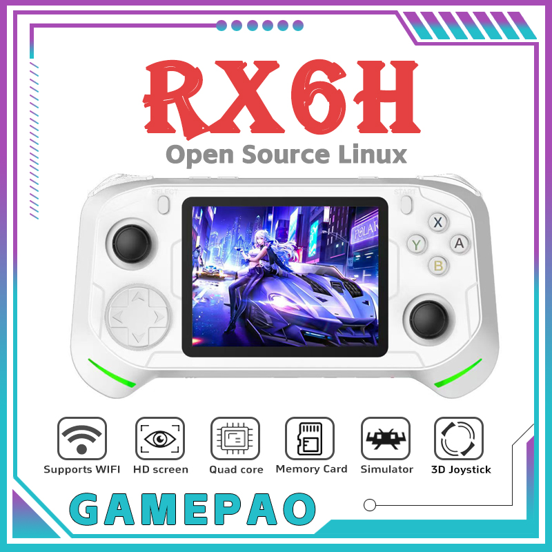 Retro Gaming Images - Console de Videogame Retro Portátil RX6H