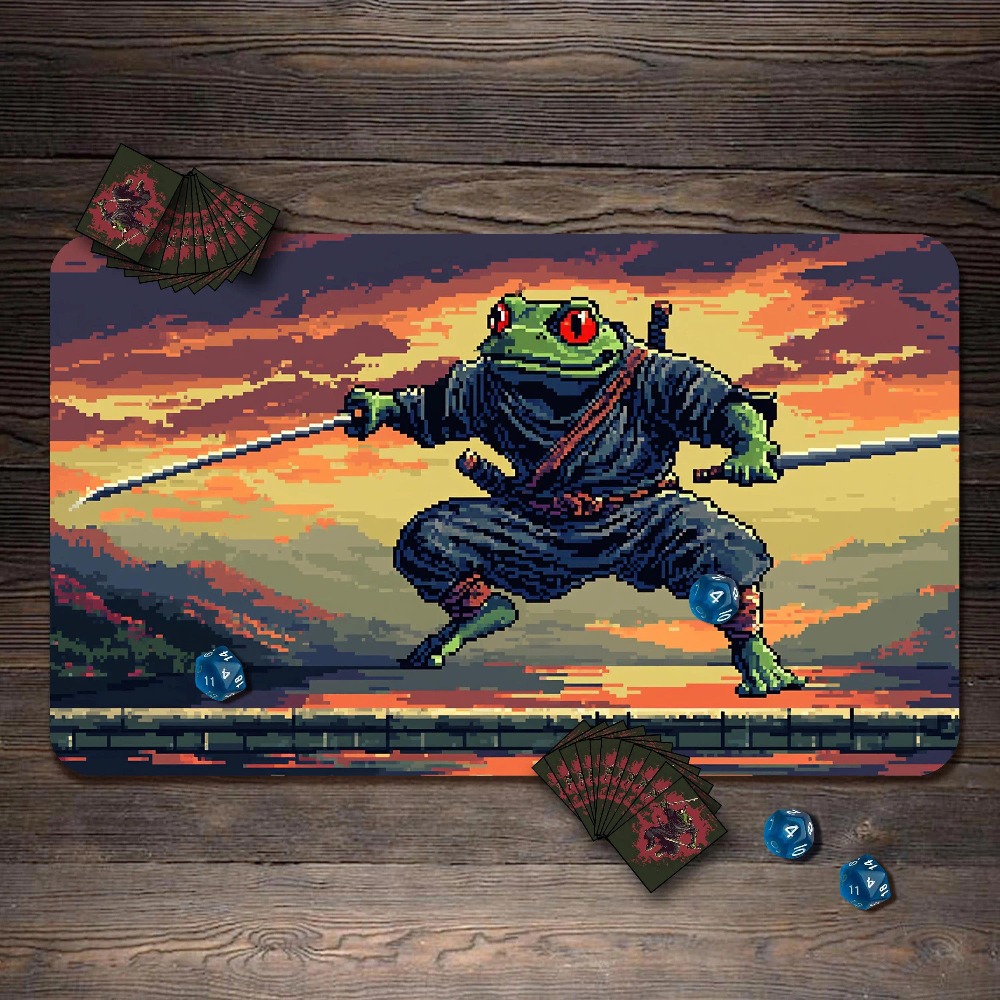 Retro Gaming Desk - Tapete de Mesa Gamer Retro Pixel