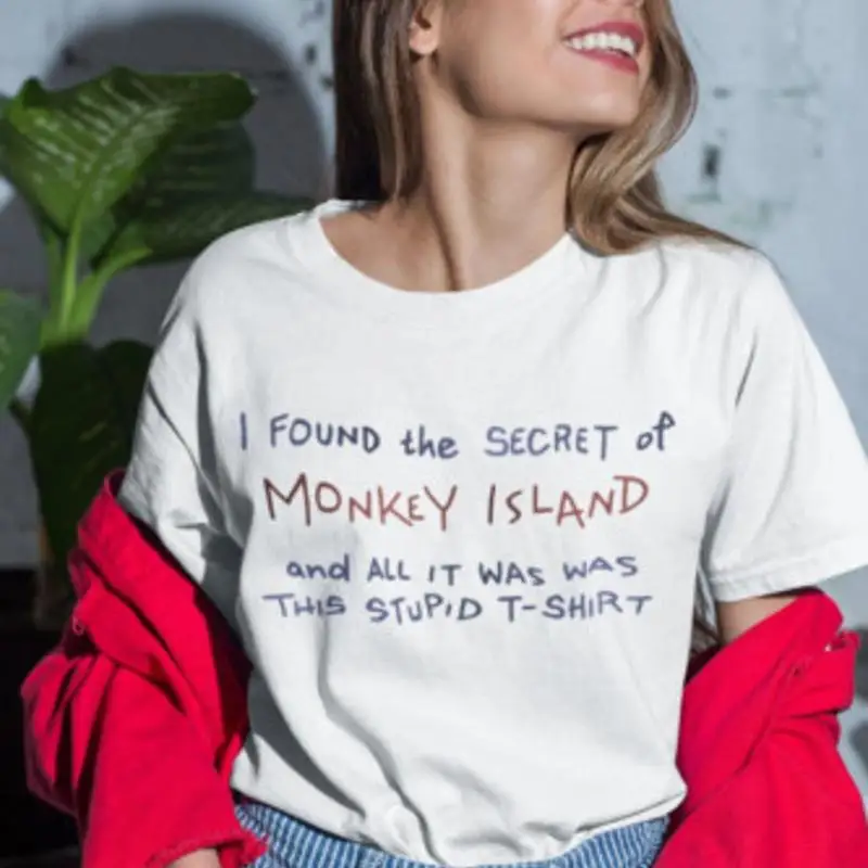 Retro Gaming Island - Camiseta de jogo Monkey Island, roupa