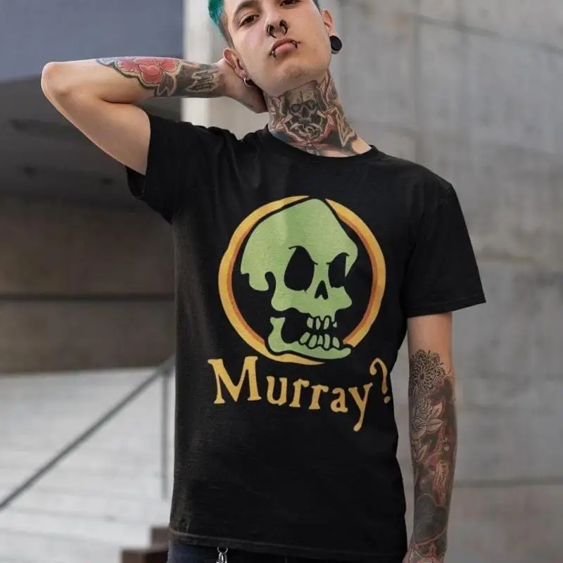 Retro Gaming Island - Camiseta de algodão pesado Monkey Island