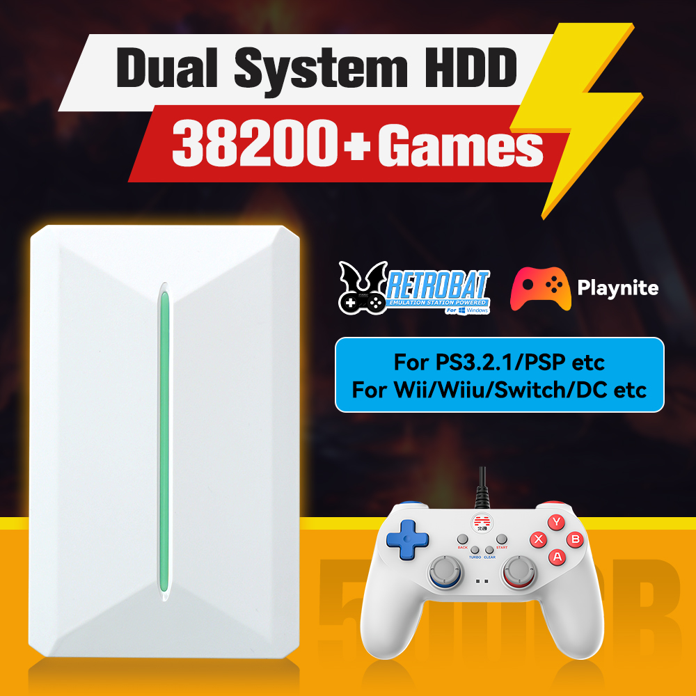 Retro Gaming App - Retrobat & playnite sistema hdd console