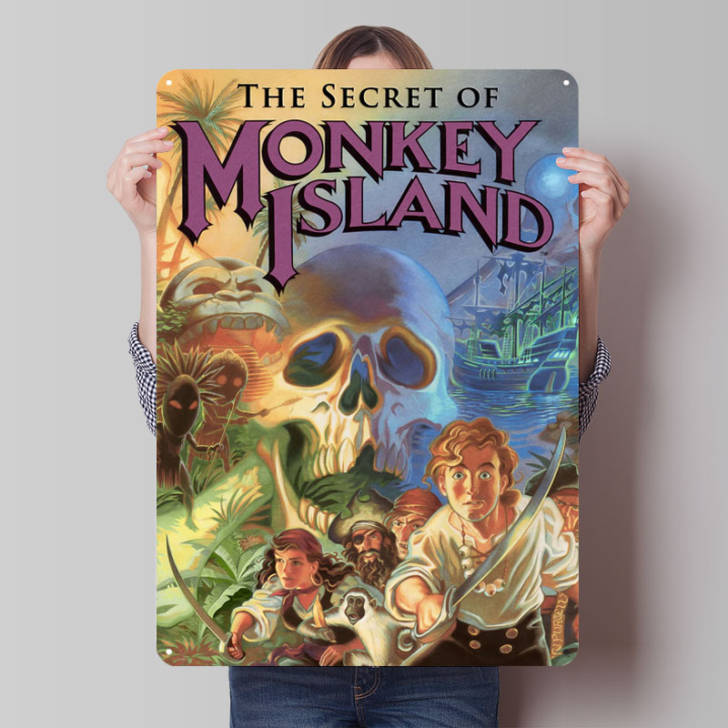 Retro Gaming Island - Segredo da ilha dos macacos cartaz