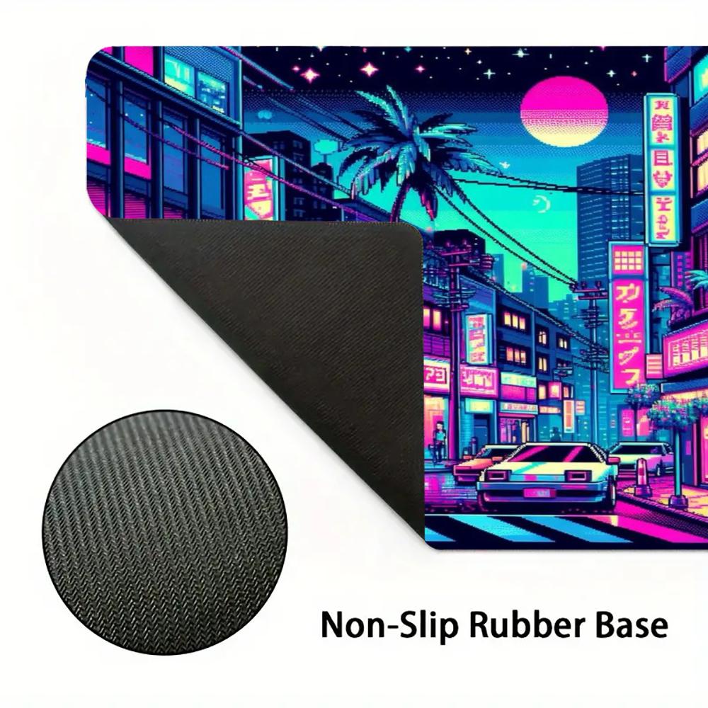 Mouse Pad Retro Neon Estilo Ja - Retro Gaming Japan avaliação e preço