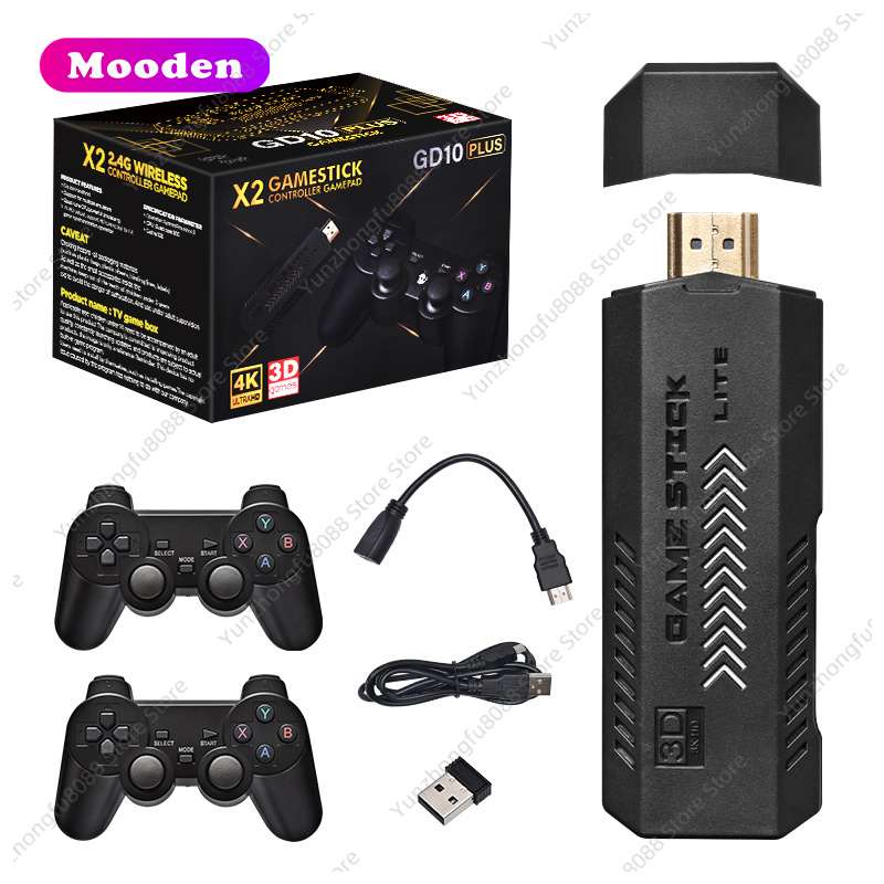 L GD10 Plus Game Stick 4k Blac - Retro Gaming X2 avaliação e preço