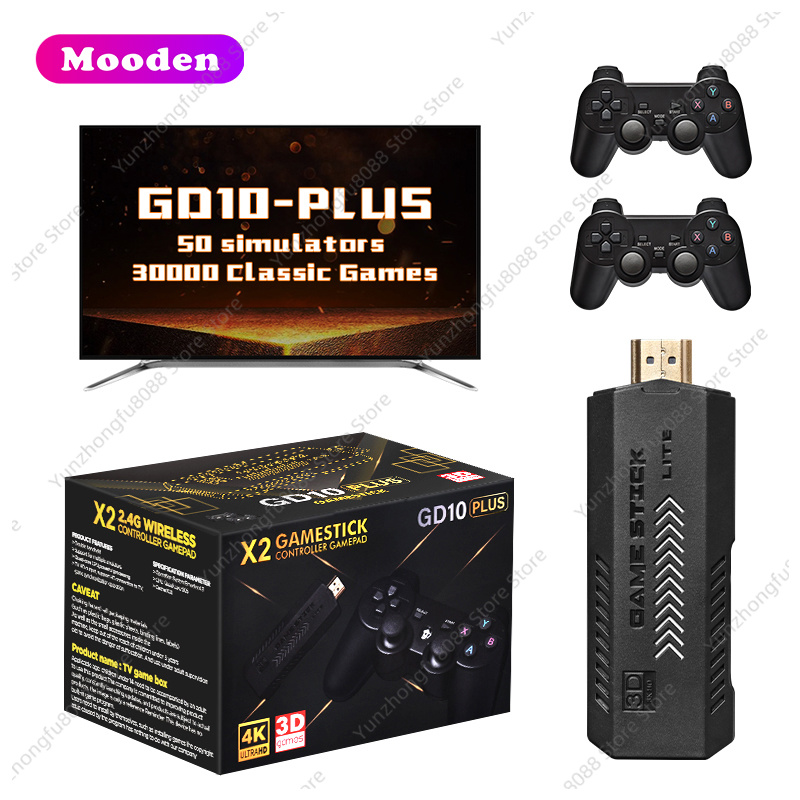 L GD10 Plus Game Stick 4k Blac - Retro Gaming X2 avaliação e preço