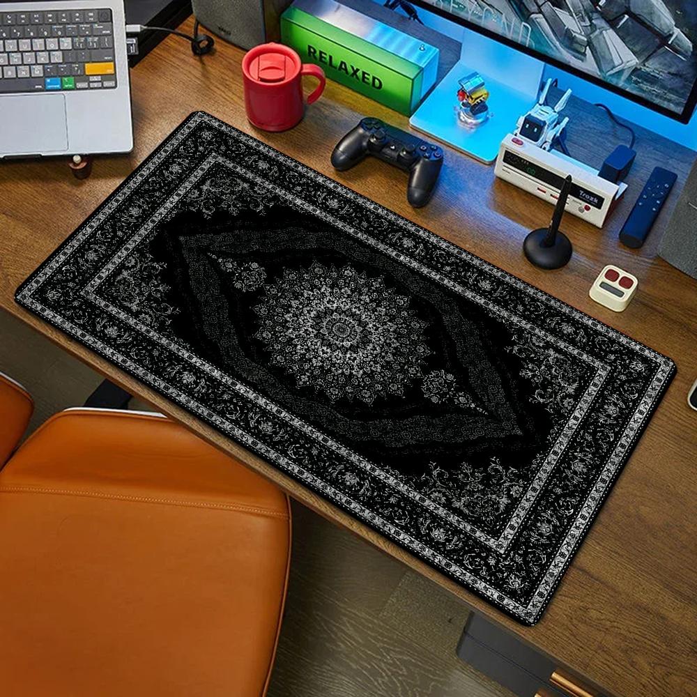 Novo Tapete de Rato Preto Esti - Retro Gaming Desk avaliação e preço