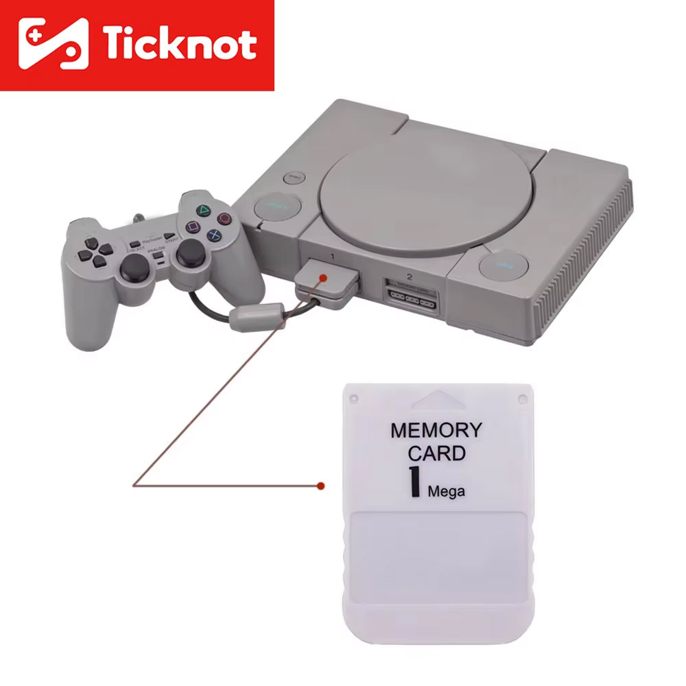 Cartão de memória TicKnot de 1 - Memory Card Ps1 avaliação e preço