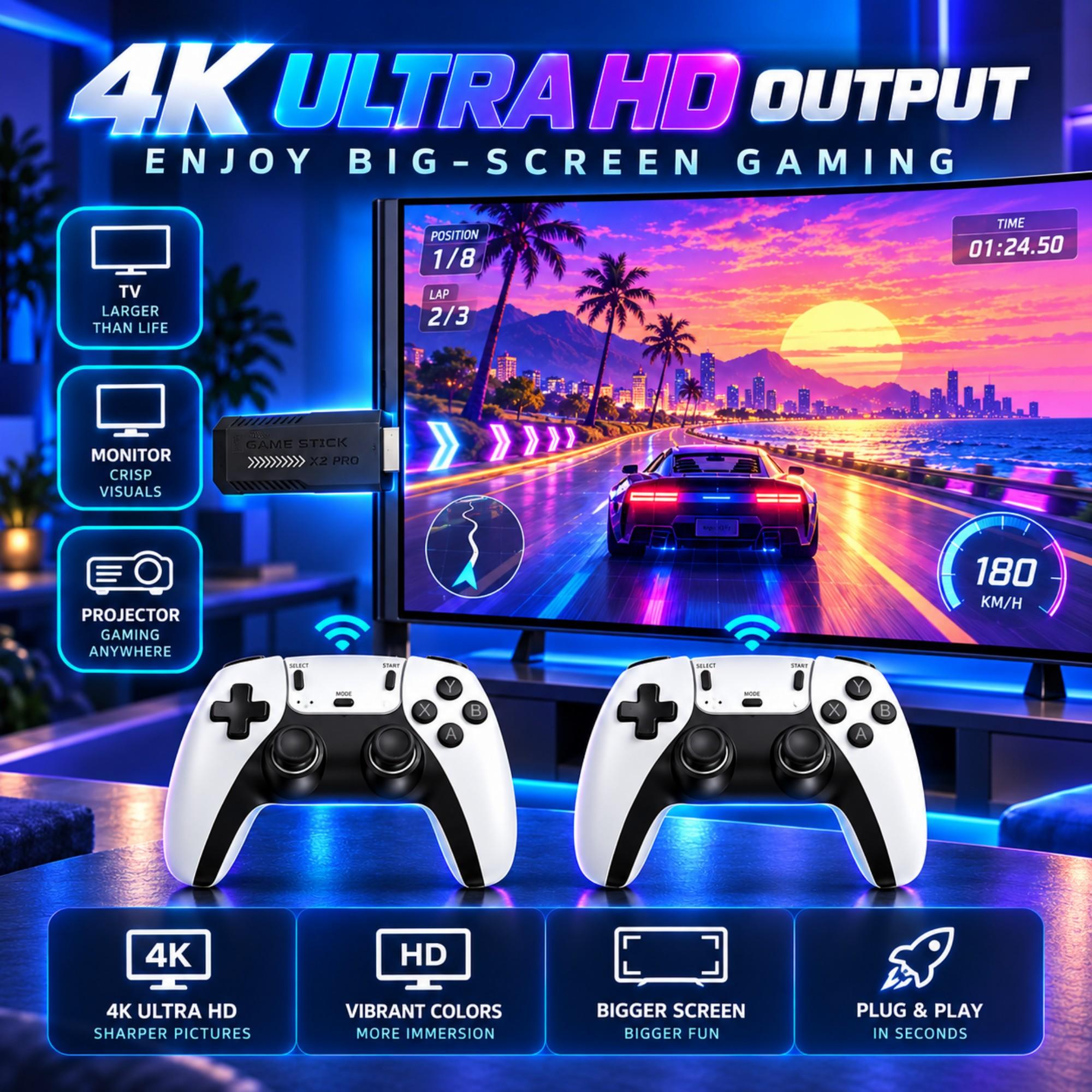 X2 PRO Game Stick, console de  - Retro Gaming X2 avaliação e preço