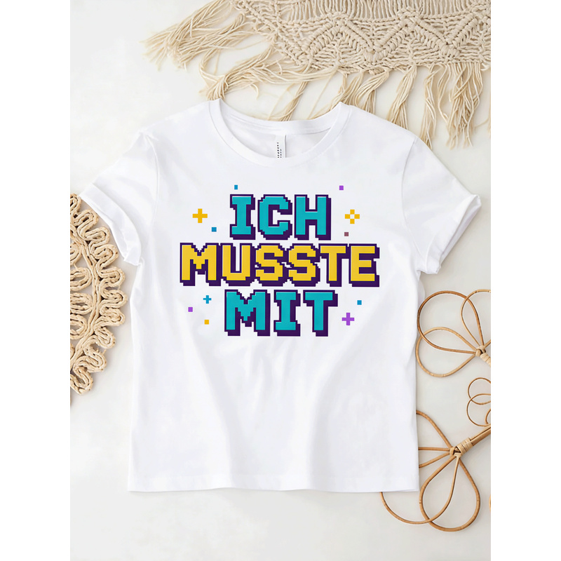 Eu Tive Que Fazer Com Camiseta - Retro Gaming Font avaliação e preço