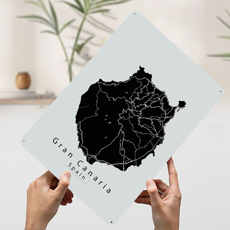 Grande canaria ilha mapa carta - Retro Gaming Island avaliação e preço
