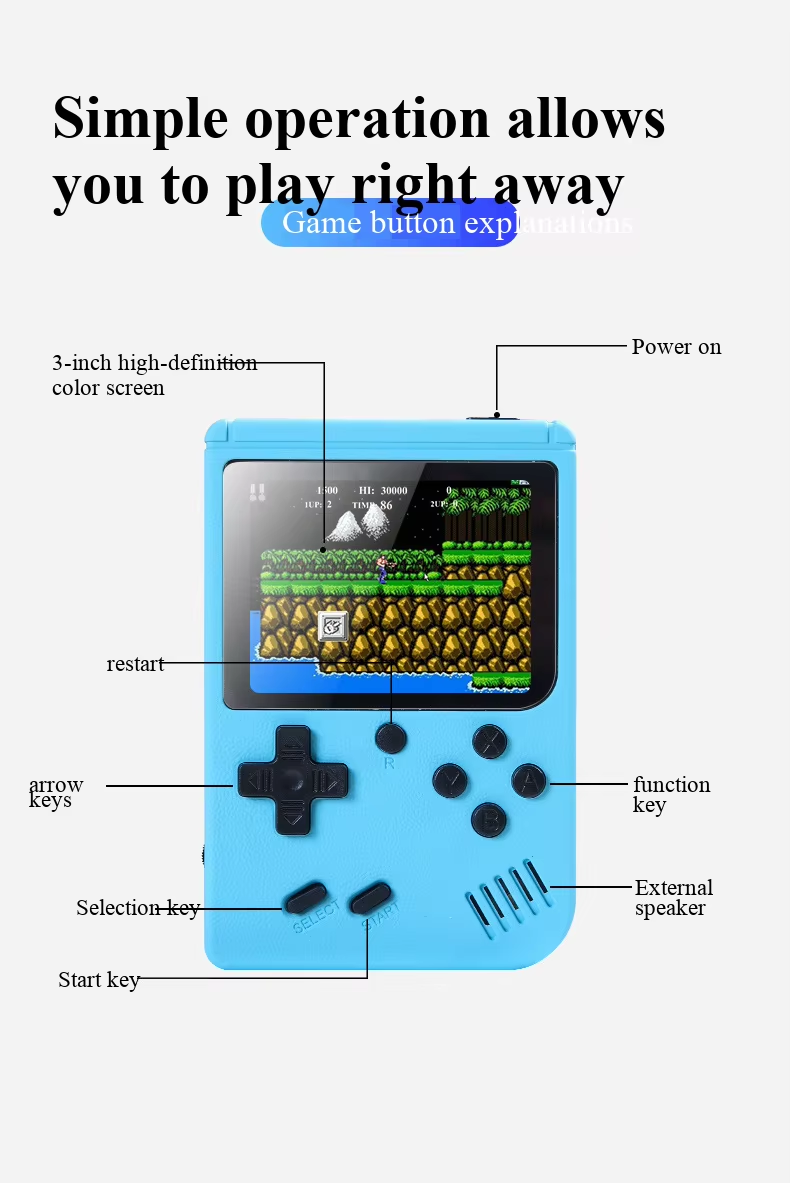 Console de jogos portátil retr - Retro Gaming App avaliação e preço