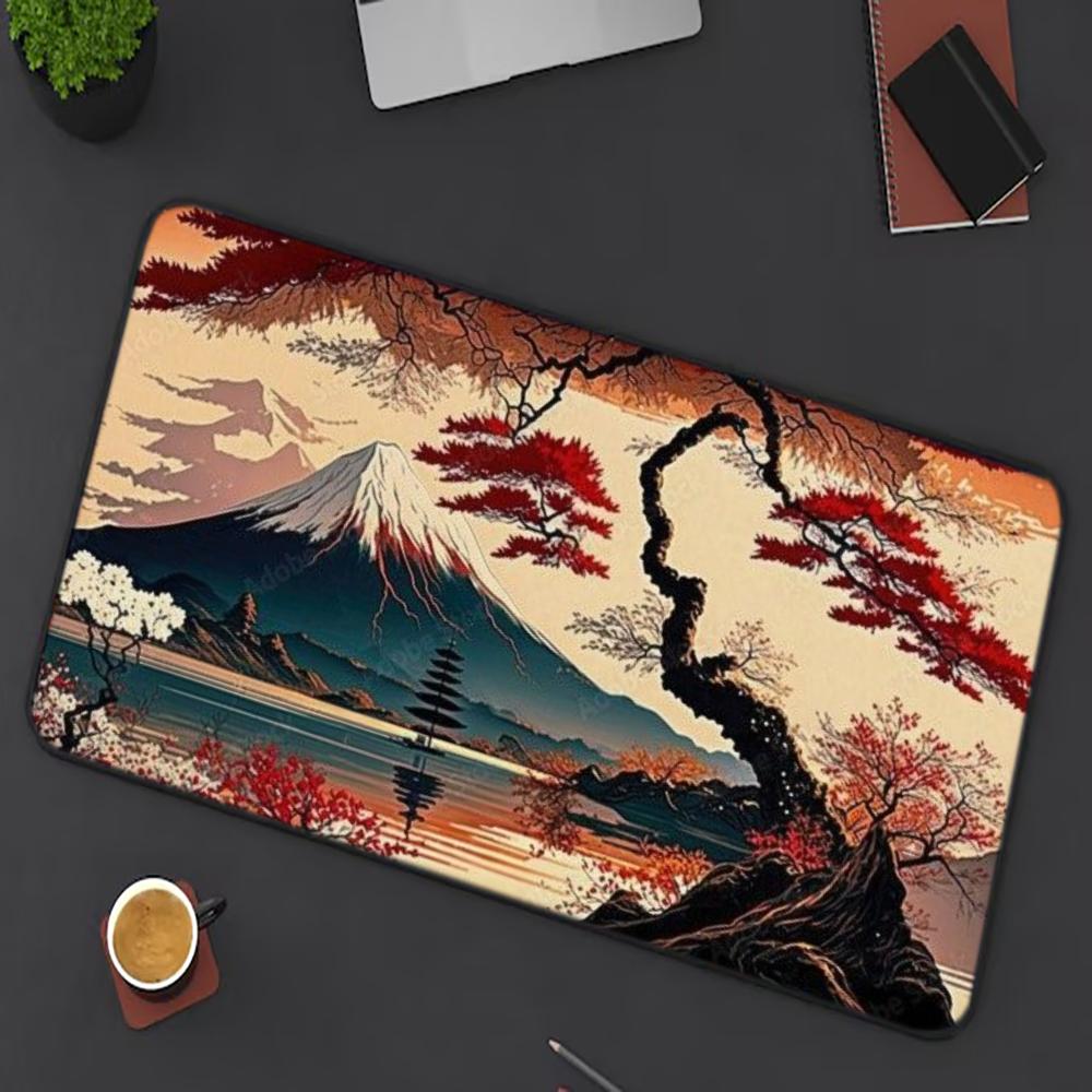 Mousepad Grande Ukiyo-e com Mo - Retro Gaming Desk avaliação e preço