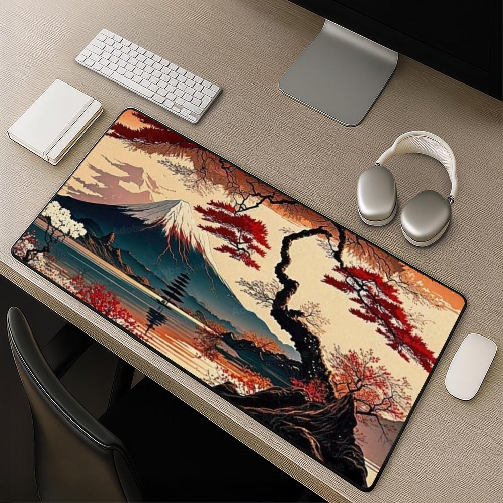 Mousepad Grande Ukiyo-e com Mo - Retro Gaming Desk avaliação e preço