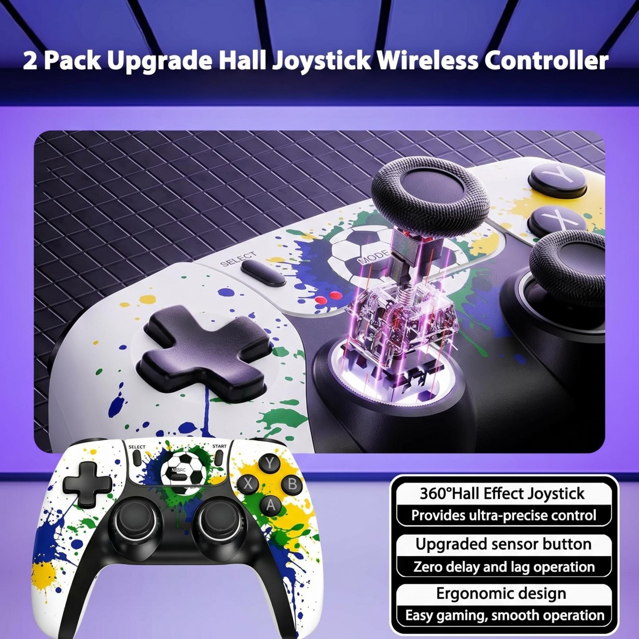 Controle Sem Fio com Padrão de - Retro X8 Gaming Console avaliação e preço