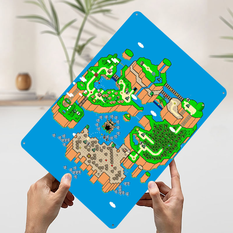 Placa de Metal Dinossauro Pers - Retro Gaming Island avaliação e preço