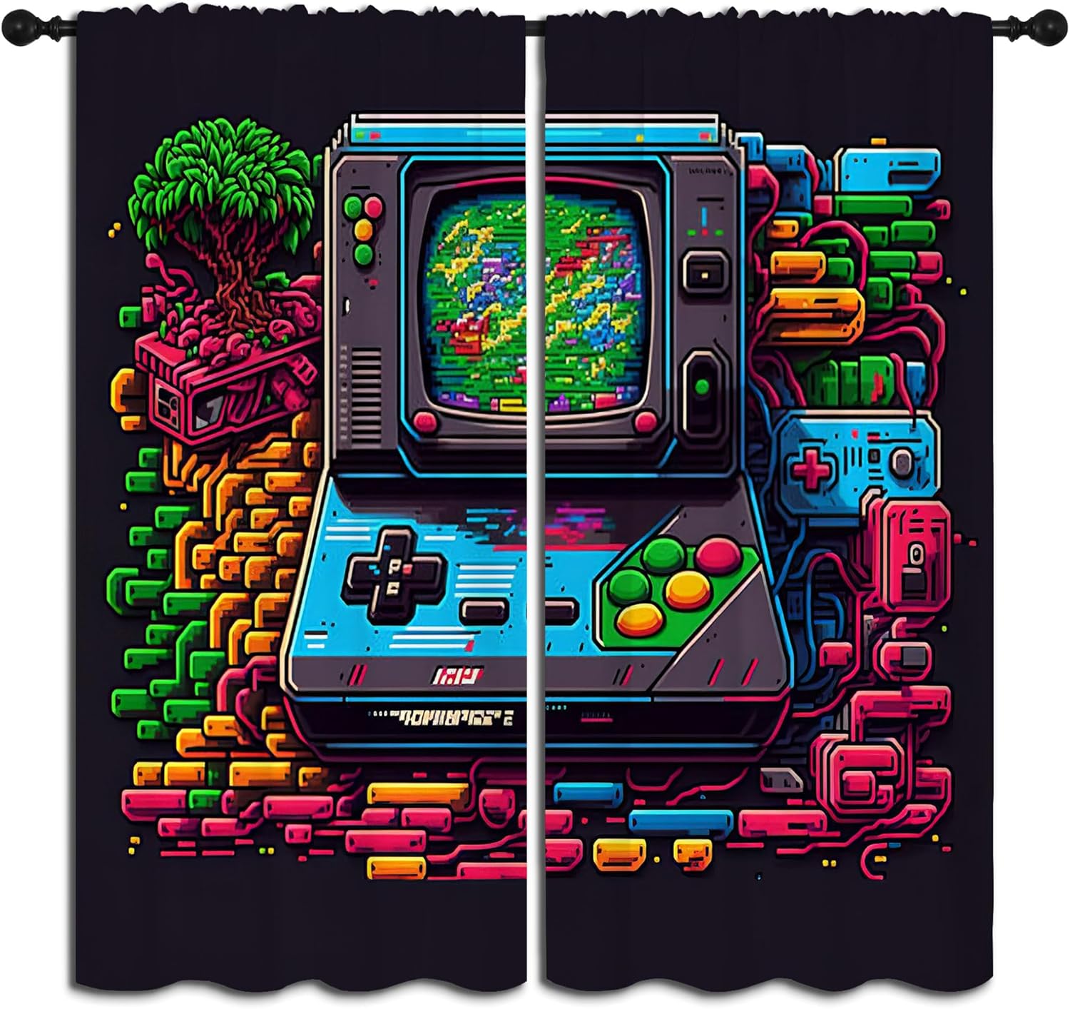 Cortinas Blackout com Estampa  - Retro Gaming Japan avaliação e preço