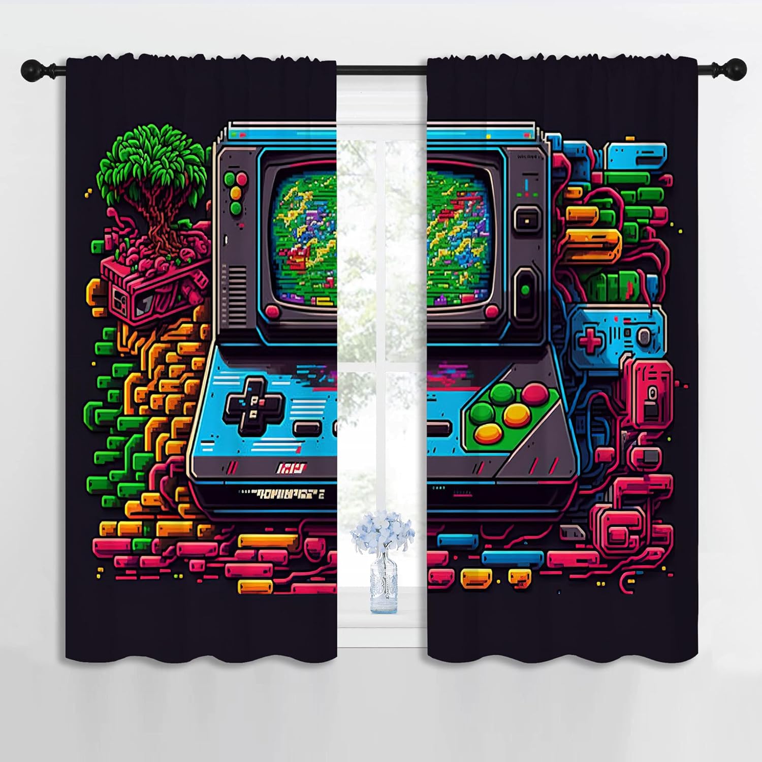 Cortinas Blackout com Estampa  - Retro Gaming Japan avaliação e preço