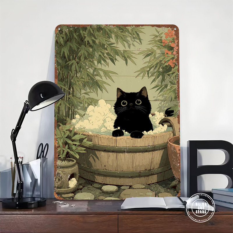 Pôster Impresso Gato Preto no  - Retro Gaming Japan avaliação e preço