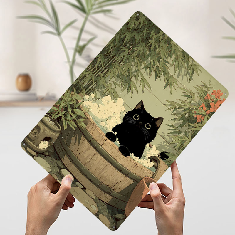 Pôster Impresso Gato Preto no  - Retro Gaming Japan avaliação e preço