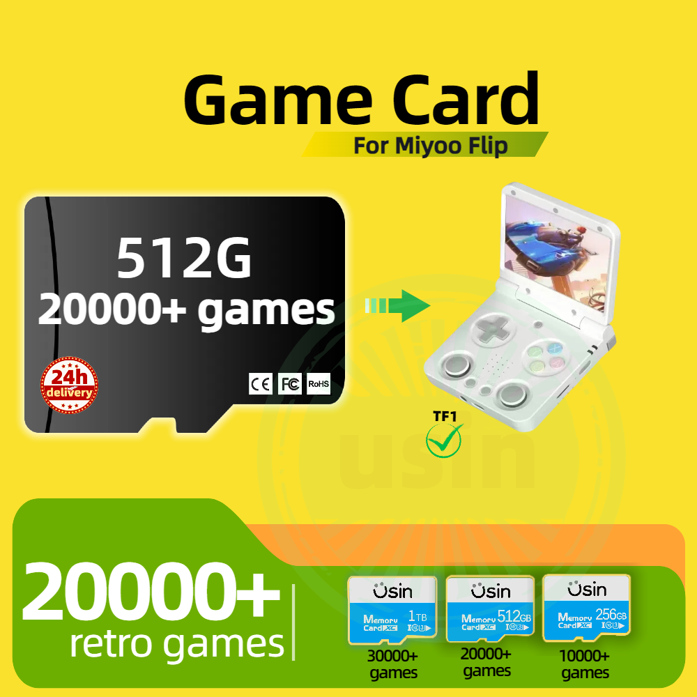 Cartão de jogo para miyoo flip - Memory Card Ps1 avaliação e preço