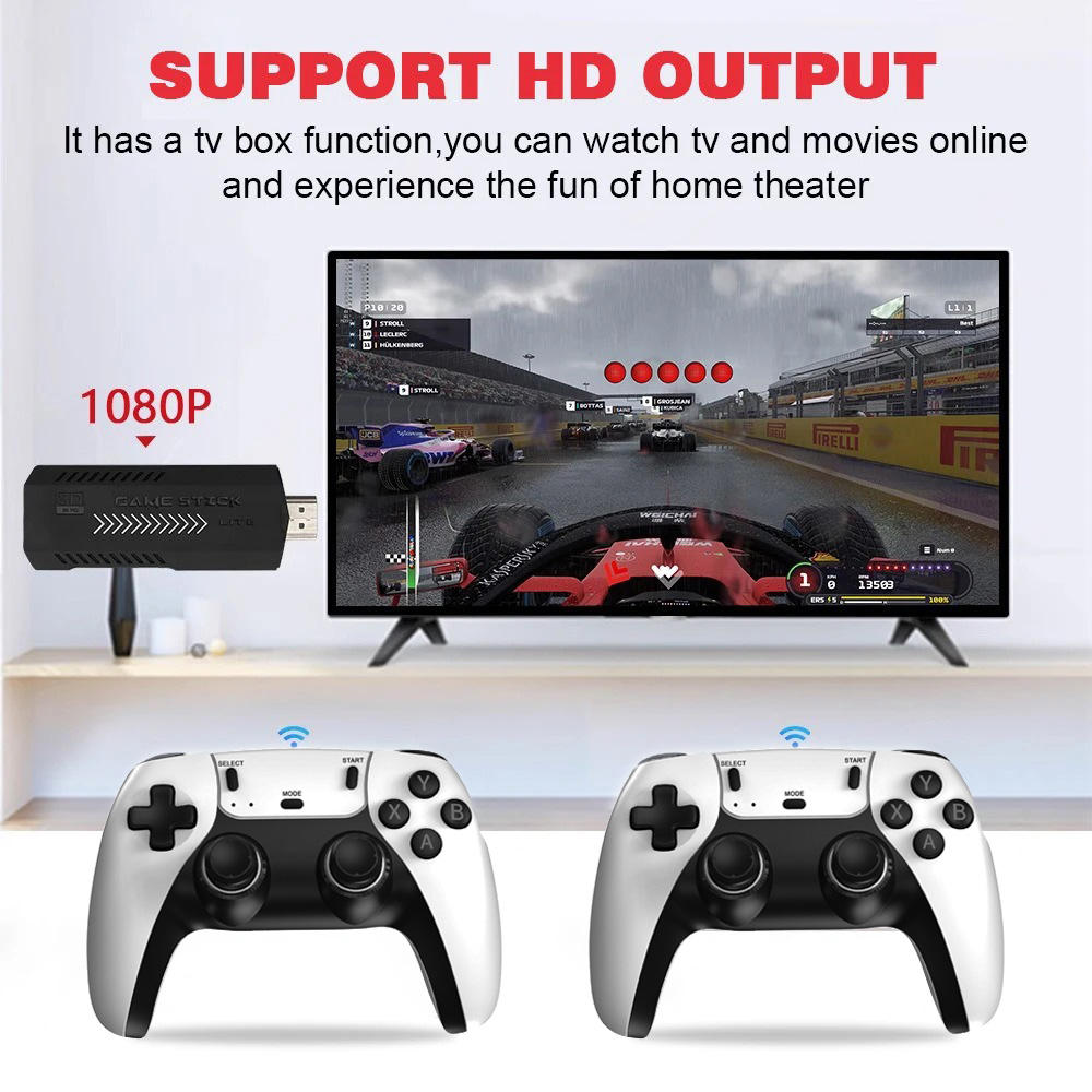 X2 PRO Game Stick 4K HDMI Cons - Retro Gaming X2 avaliação e preço