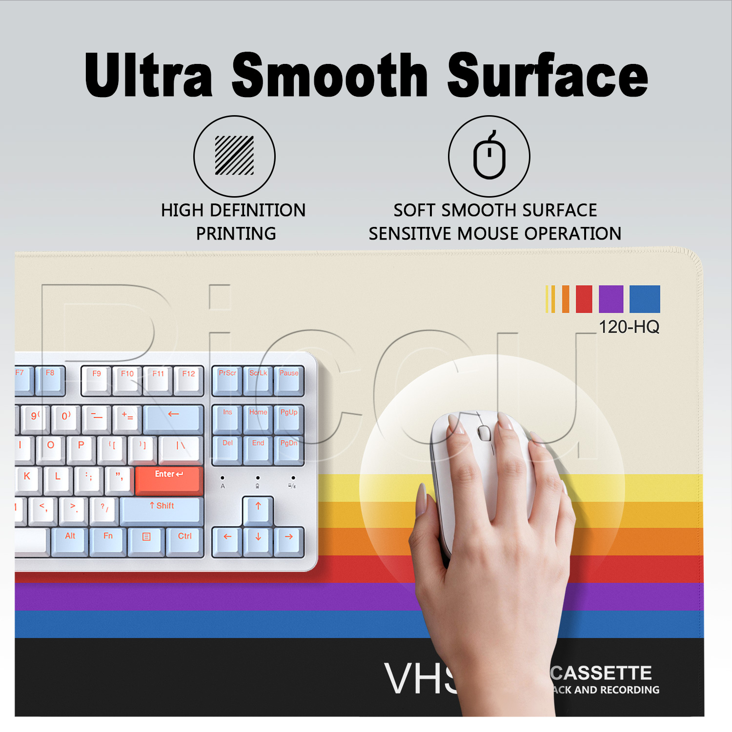 Grande Mousepad Estilo VHS Ret - Retro Gaming Desk avaliação e preço