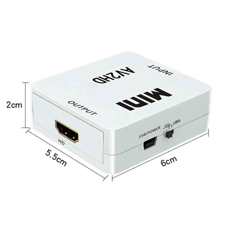 Conversor Mini AV para HDMI 10 - Retro Gaming With Projector avaliação e preço
