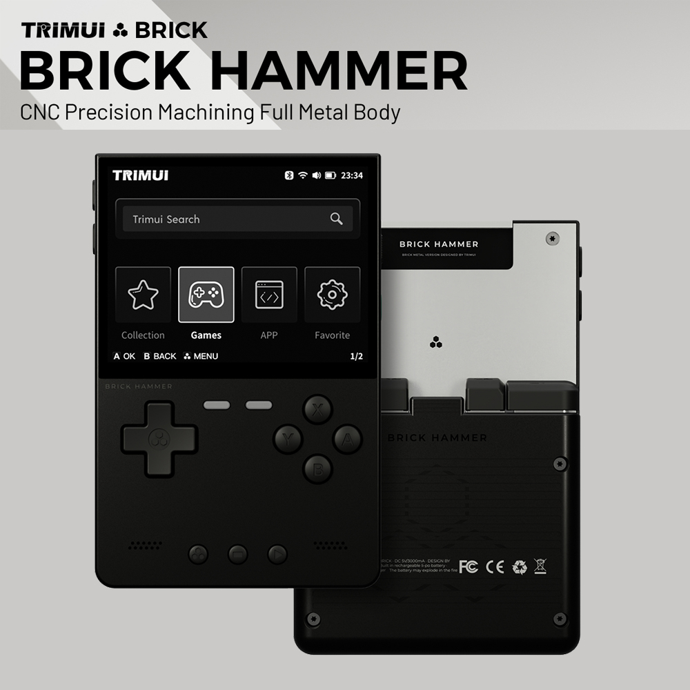 Console Trimui Brick Hammer co - Retro Gaming Images avaliação e preço